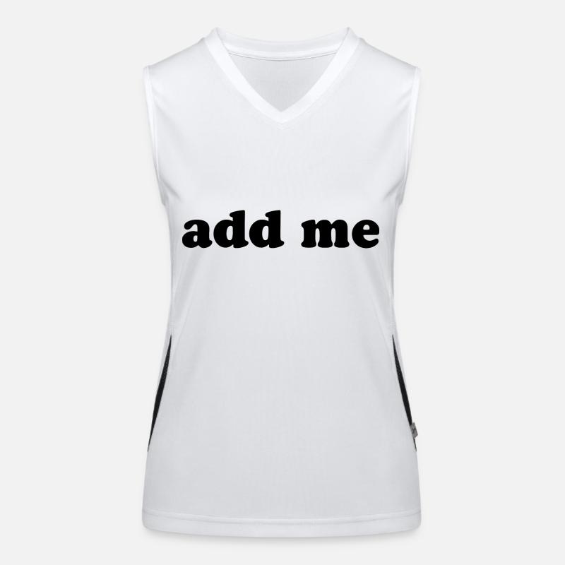 add me Women's Functional Contrast Tank Top