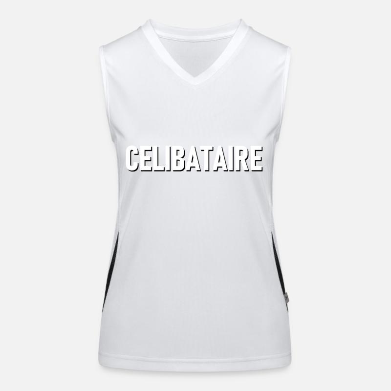 Célibataire Débardeur respirant contrasté Femme