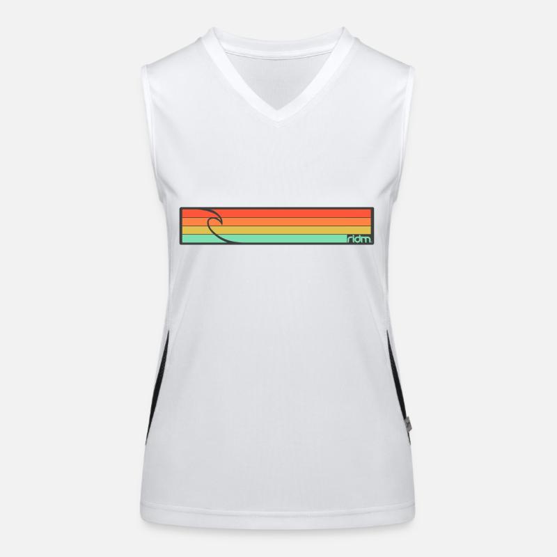 Bandes de surf RIDM Débardeur respirant contrasté Femme