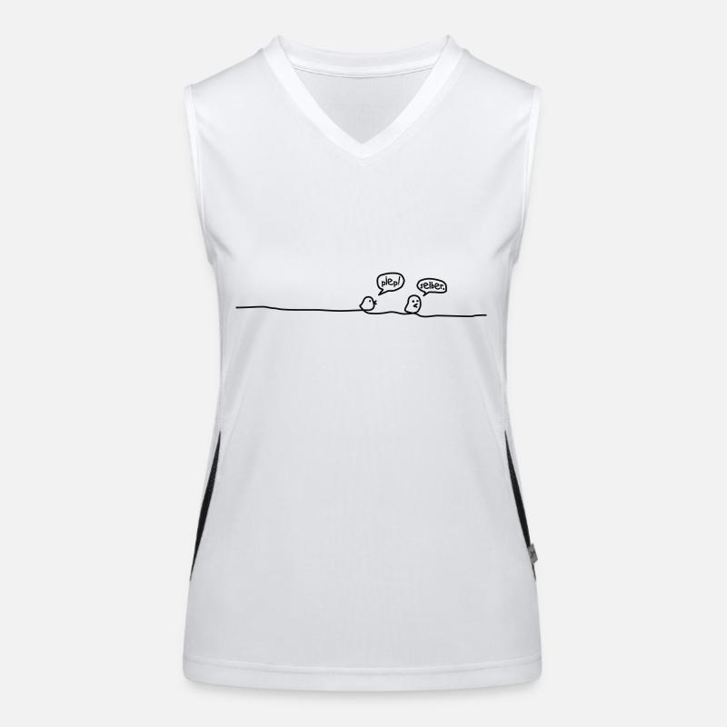 piepselber Funktionelles Kontrast-Tank Top für Frauen