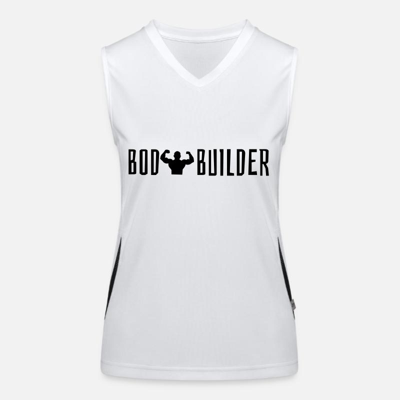 Bodybuilder Débardeur respirant contrasté Femme