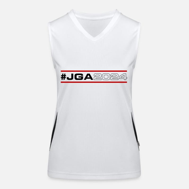 Junggesellenabschied 2024 Jga Funktionelles Kontrast-Tank Top für Frauen