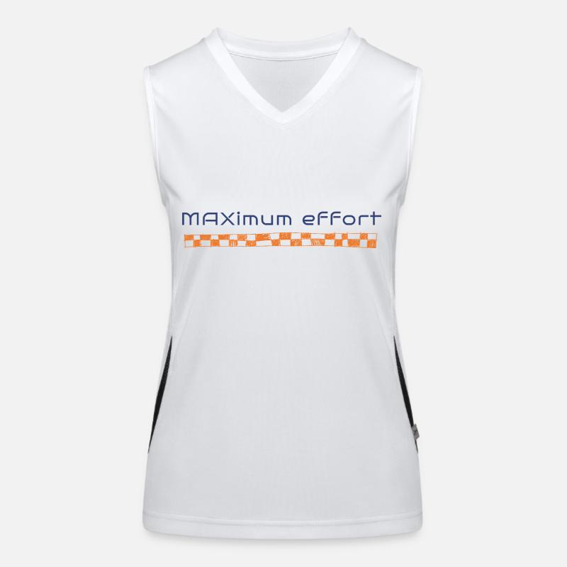 f1 maximum effort Funktionelles Kontrast-Tank Top für Frauen