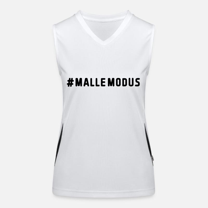malle modus Funktionelles Kontrast-Tank Top für Frauen