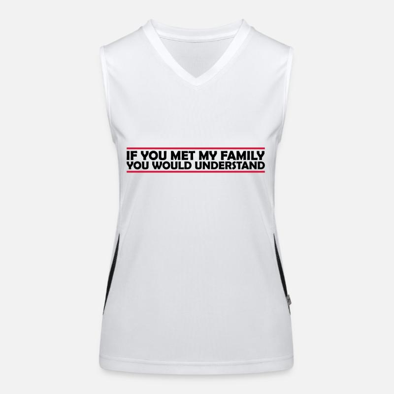 vous comprendriez citation Débardeur respirant contrasté Femme