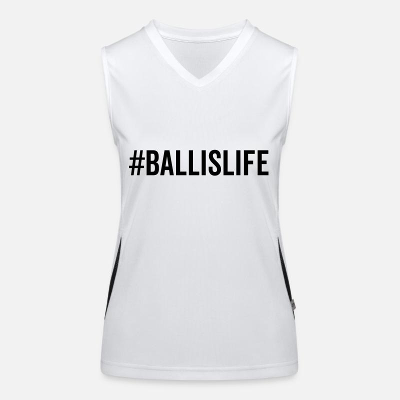 #Ballislife Débardeur respirant contrasté Femme