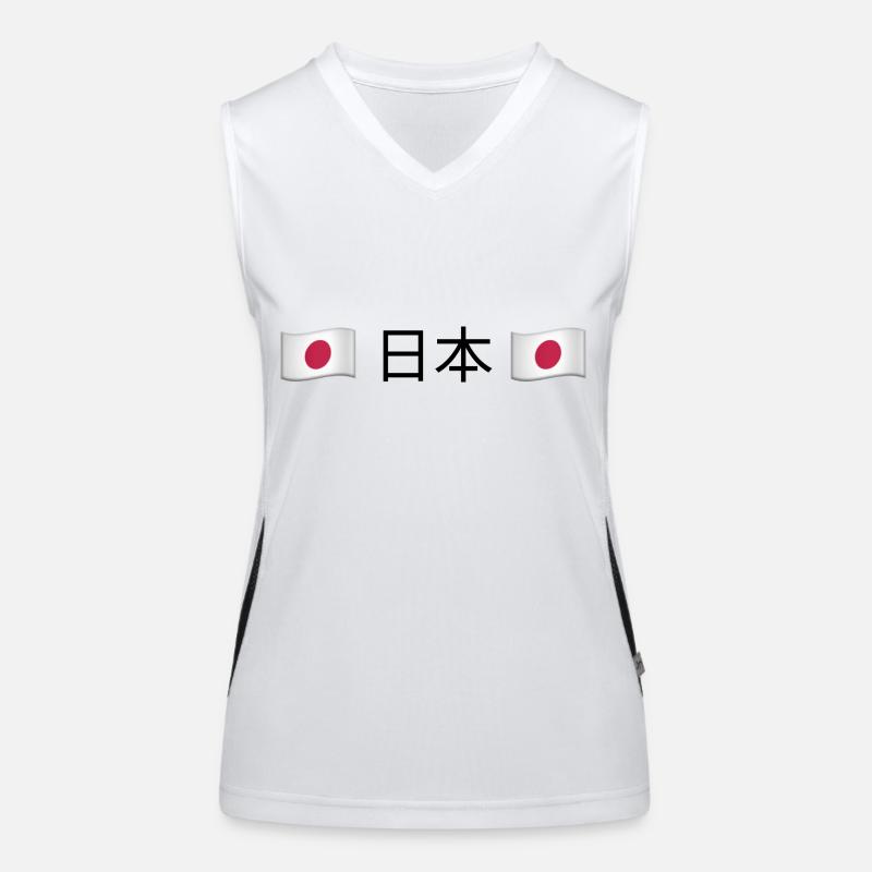 日本 Women's Functional Contrast Tank Top