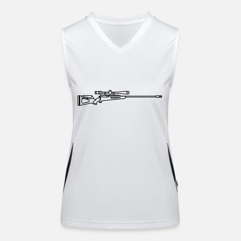 Sniper Shotgun Women's Functional Contrast Tank Top