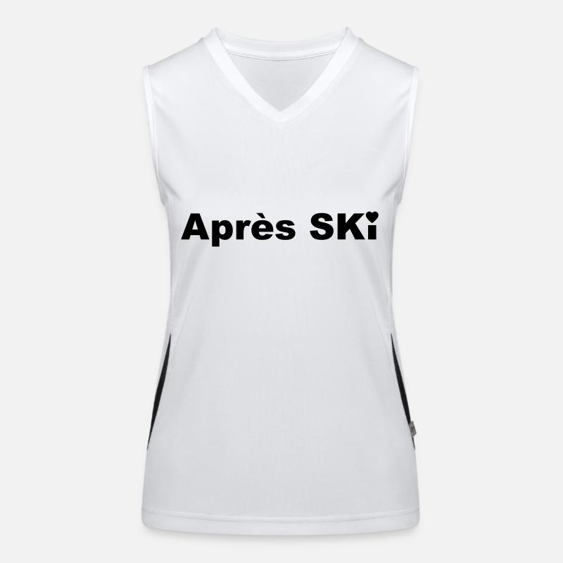 Après Ski Funktionelles Kontrast-Tank Top für Frauen