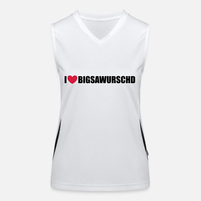 Bigsawurschd Funktionelles Kontrast-Tank Top für Frauen