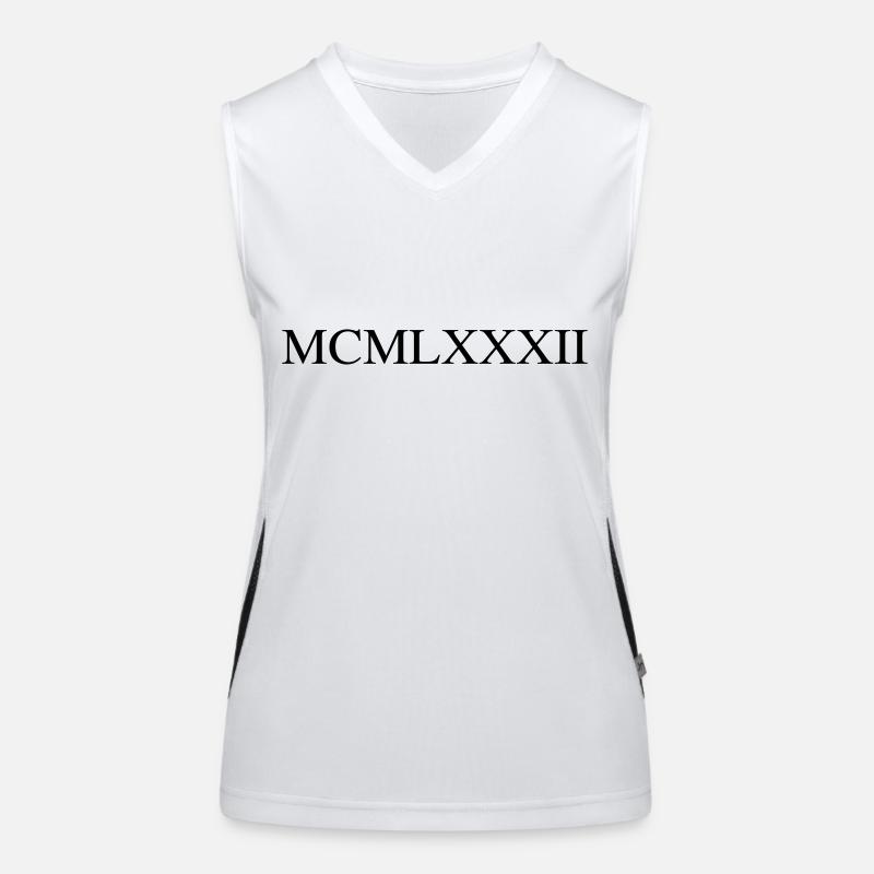 1982 Funktionelles Kontrast-Tank Top für Frauen