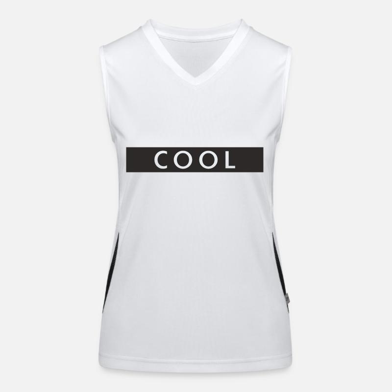 COOL Débardeur respirant contrasté Femme