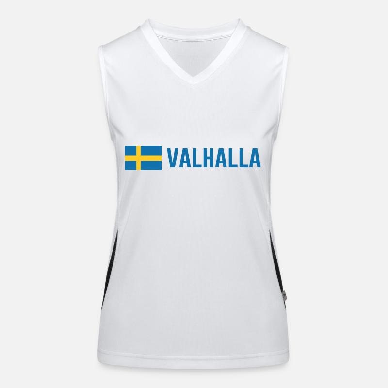 Valhalla Viking Suède Sverige walhalla Débardeur respirant contrasté Femme