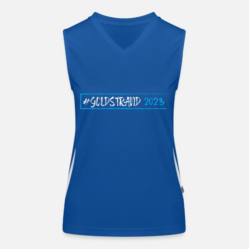 Goldstrand 2023 Funktionelles Kontrast-Tank Top für Frauen