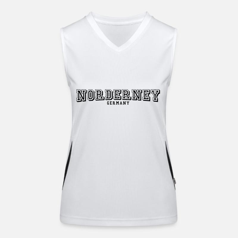 Norderney Débardeur respirant contrasté Femme