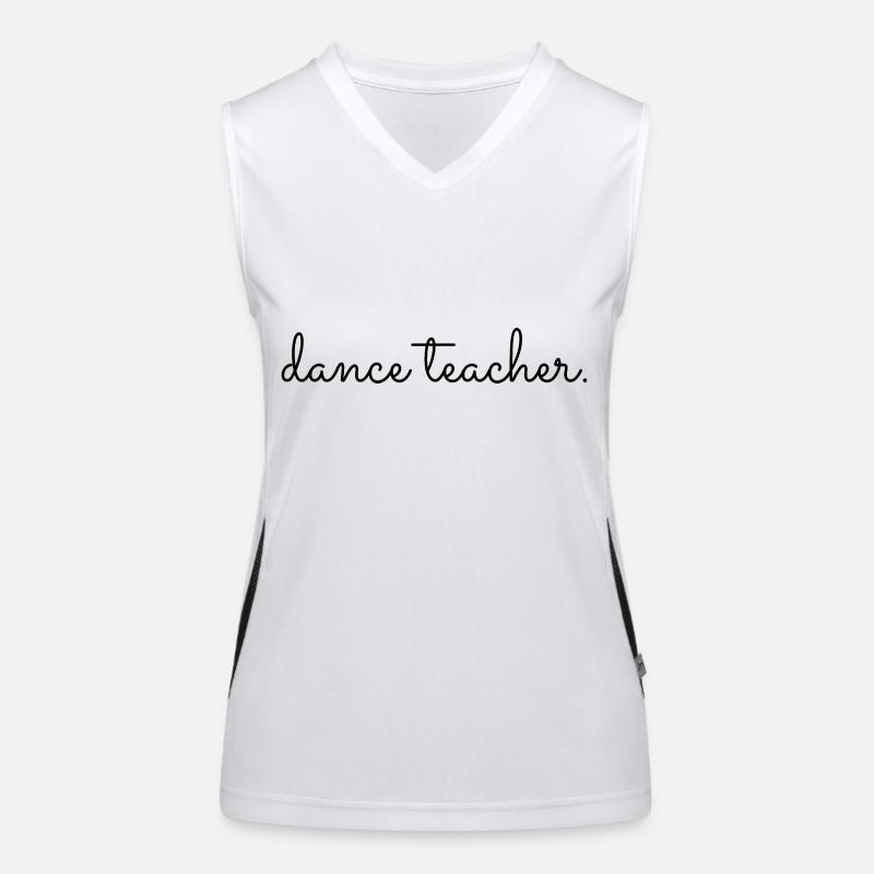 Dancing Dance Music Funktionelles Kontrast-Tank Top für Frauen