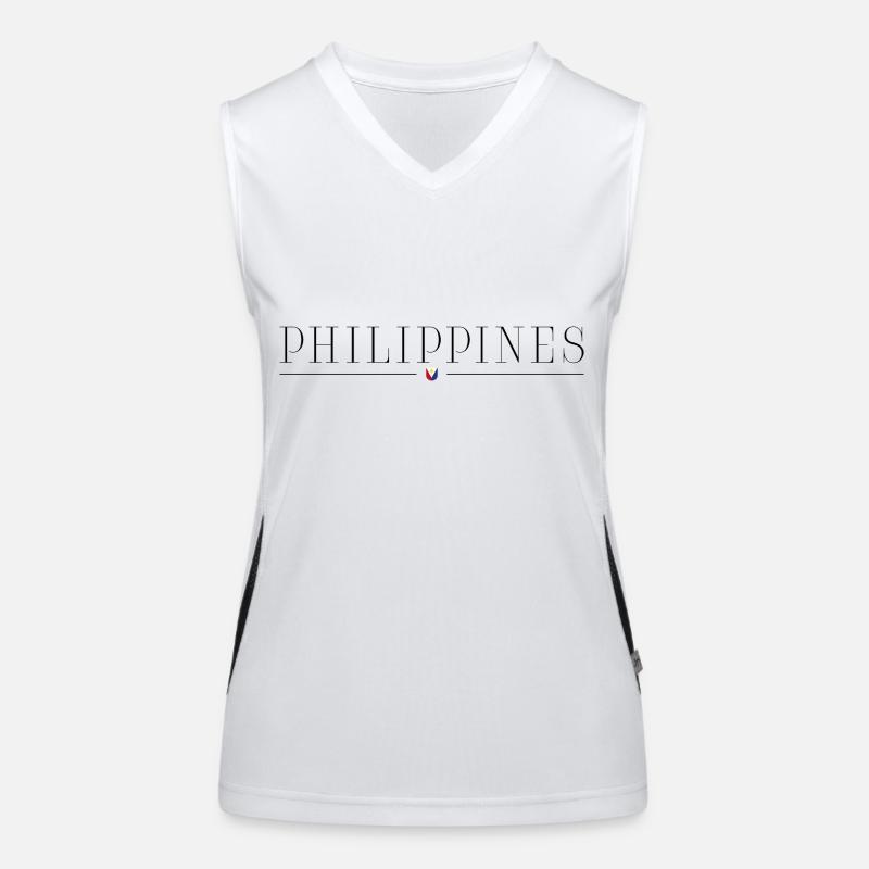 J’adore les Philippines Débardeur respirant contrasté Femme