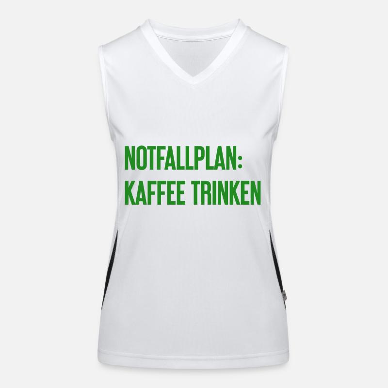 Plan d’urgence pour le café Débardeur respirant contrasté Femme