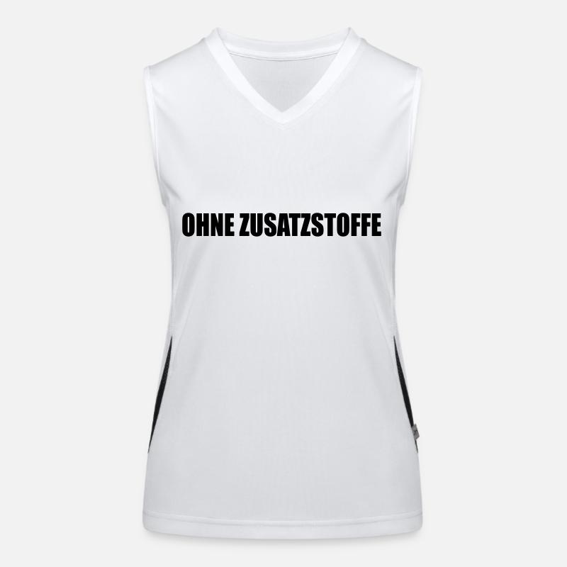 ohne zusatzstoffe Funktionelles Kontrast-Tank Top für Frauen