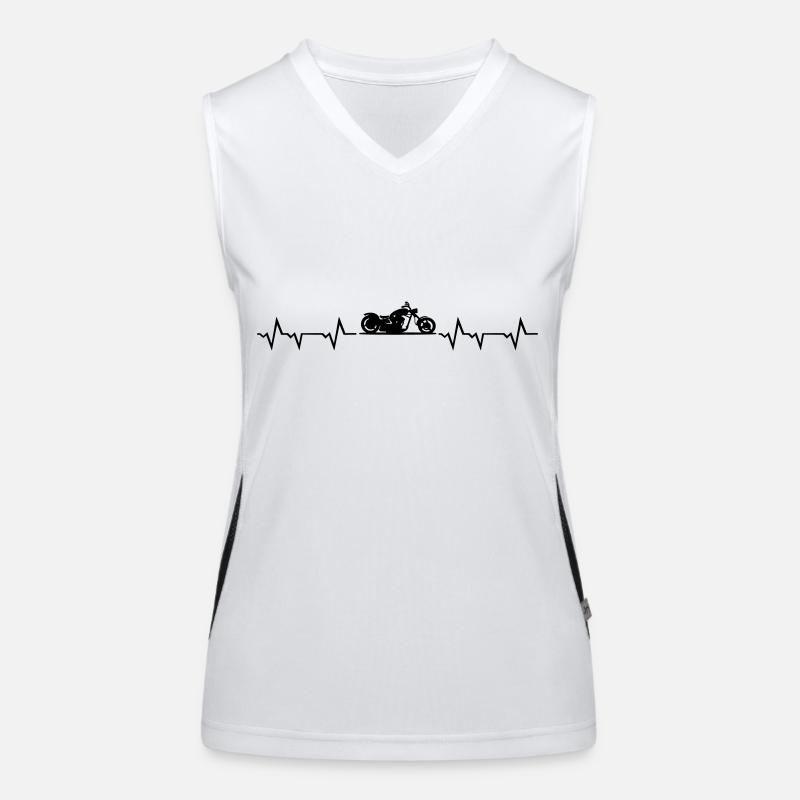 Motorcycle choppers Women's Functional Contrast Tank Top