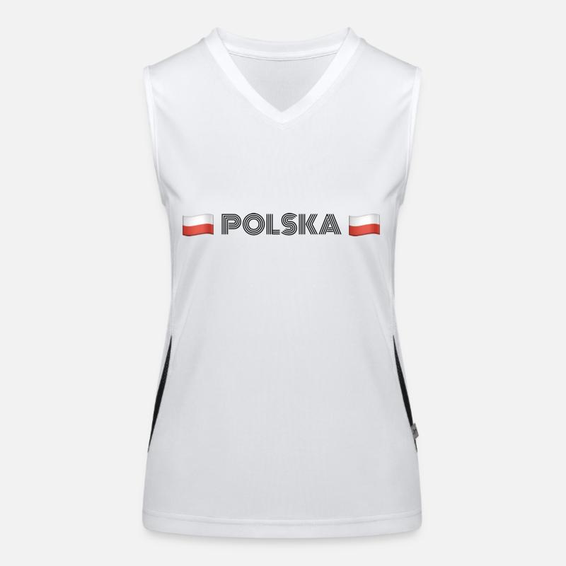 POLSKA Débardeur respirant contrasté Femme