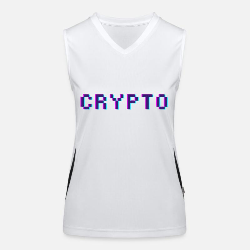 Crypto rétro Débardeur respirant contrasté Femme
