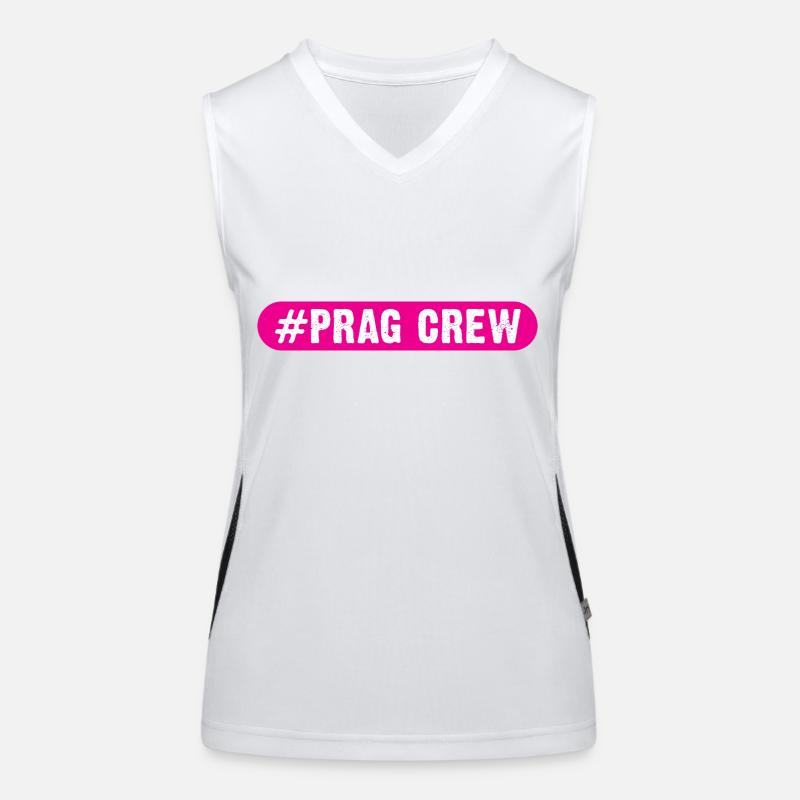 Prag Crew Funktionelles Kontrast-Tank Top für Frauen