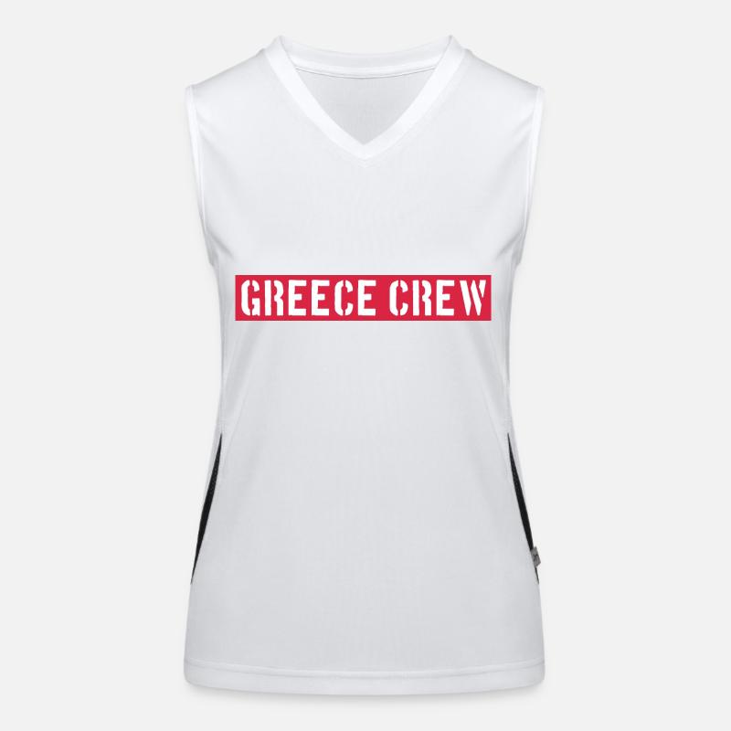 Greece Crew Funktionelles Kontrast-Tank Top für Frauen