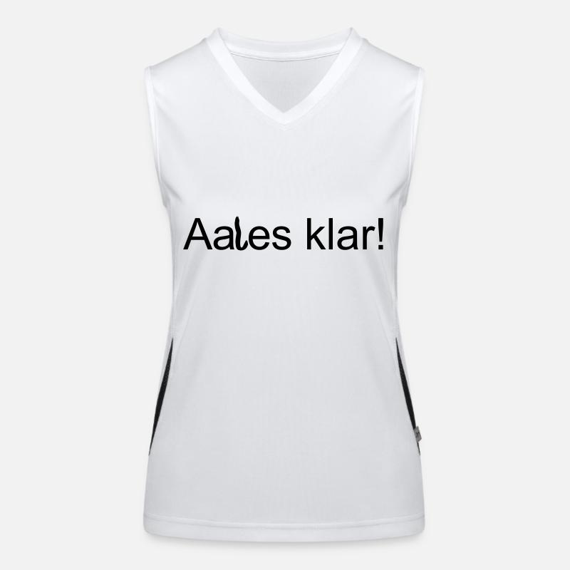 Aales klar Funktionelles Kontrast-Tank Top für Frauen