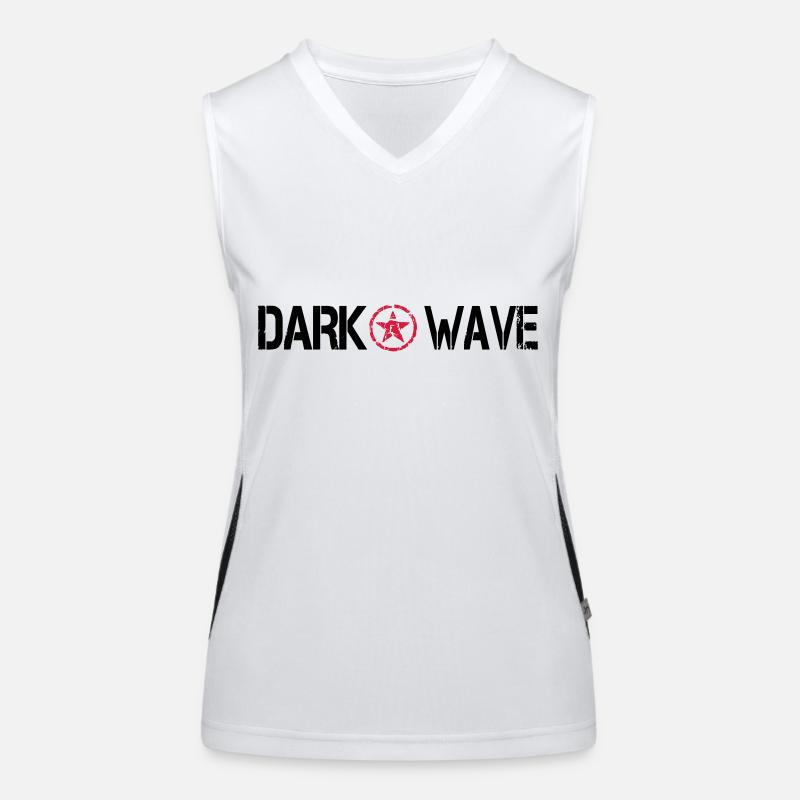 dark wave Funktionelles Kontrast-Tank Top für Frauen