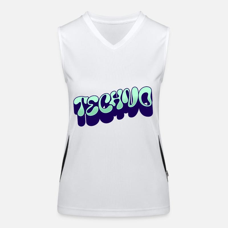 Techno Funktionelles Kontrast-Tank Top für Frauen