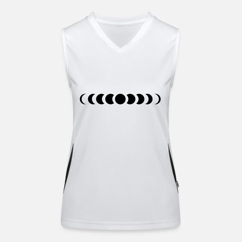 lune Débardeur respirant contrasté Femme