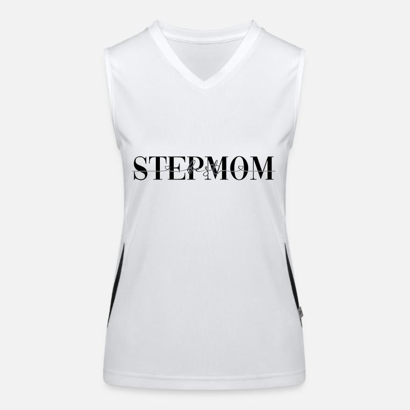 Beste Stiefmutter Geschenk Familie Mama Mutter Funktionelles Kontrast-Tank Top für Frauen