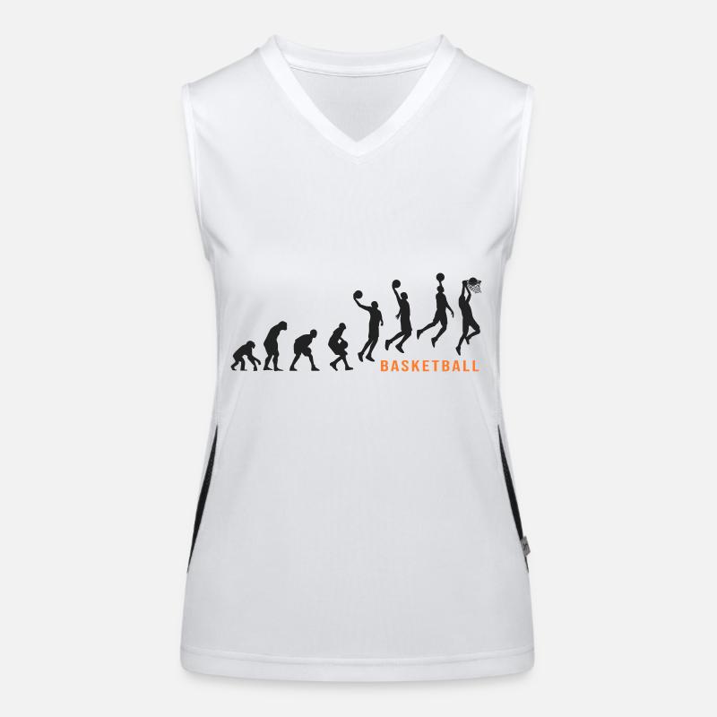 basket ball basketball joueur de basket evolution Débardeur respirant contrasté Femme