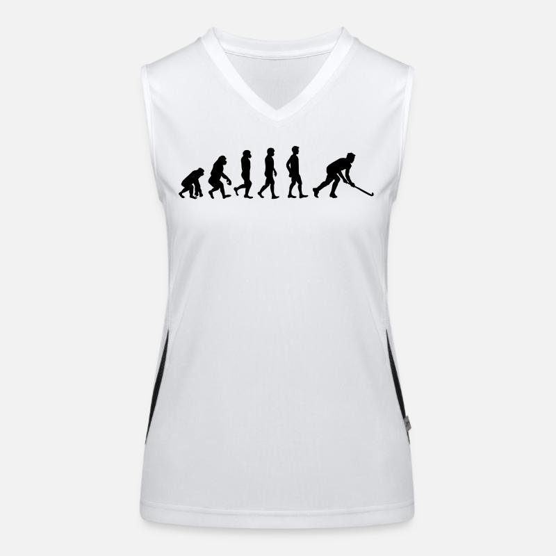 Unihockey Evolution Funktionelles Kontrast-Tank Top für Frauen