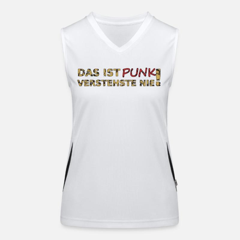 Das ist Punk Funktionelles Kontrast-Tank Top für Frauen