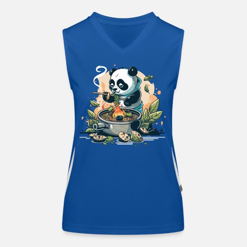 Panda Chef Débardeur respirant contrasté Femme