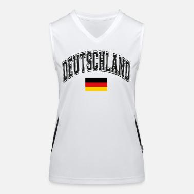 Germania Top sportivo da donna in contrasto cromatico