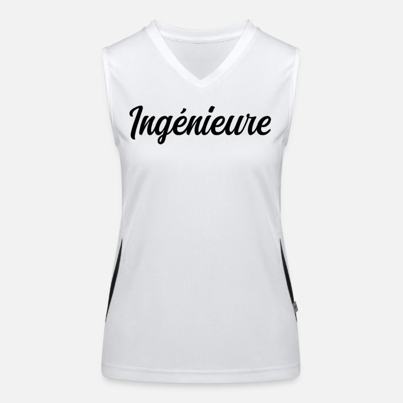 Ingénieure Conception Technique Science Projet Débardeur respirant contrasté Femme