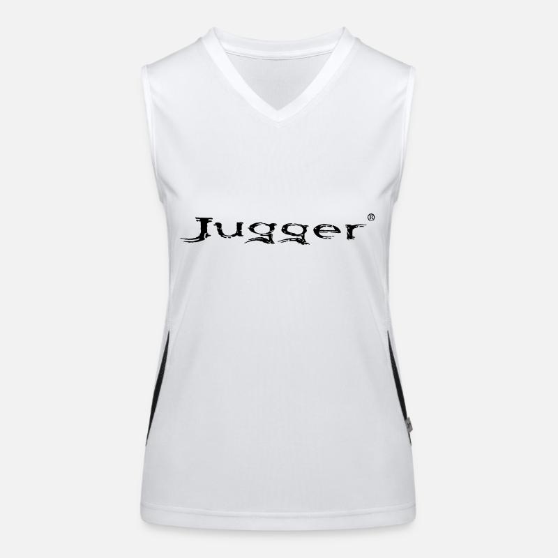 Jugger lettering Women's Functional Contrast Tank Top