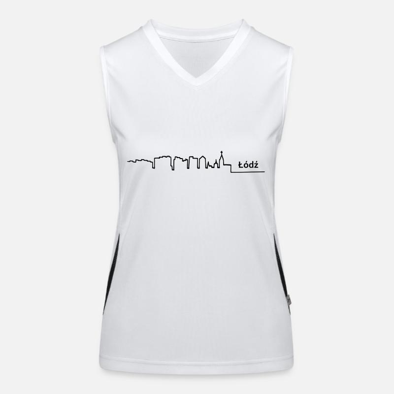 Lodz horizon Débardeur respirant contrasté Femme