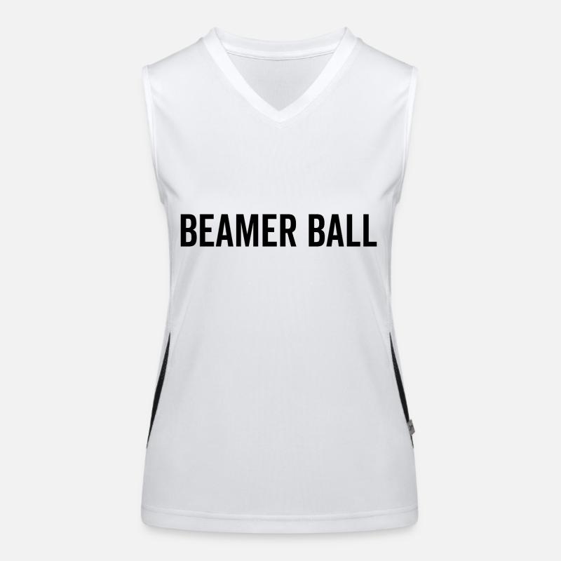 Beamerkugel Funktionelles Kontrast-Tank Top für Frauen