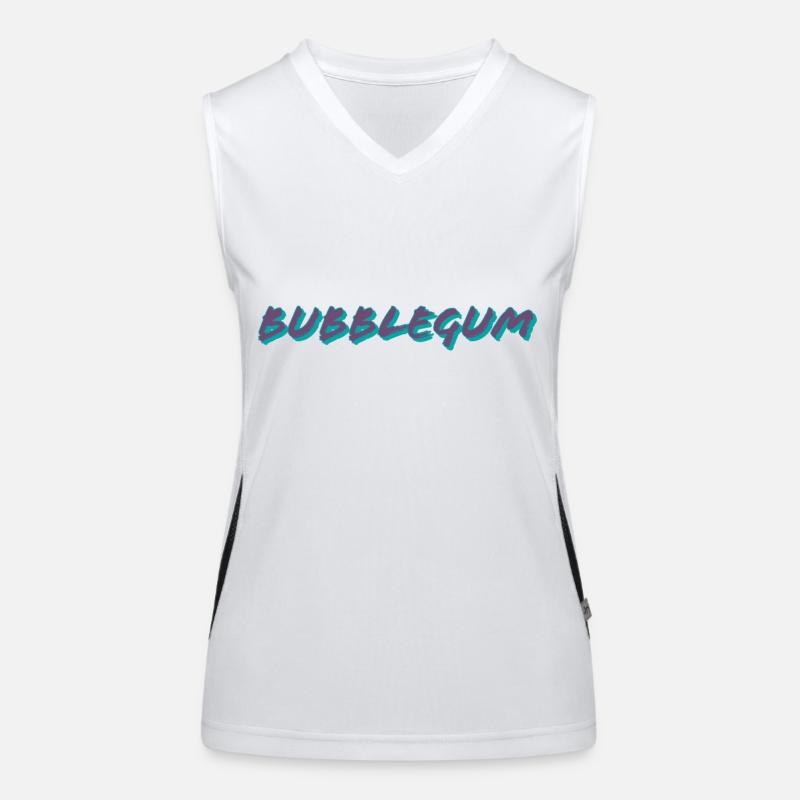 Bubblegum Funktionelles Kontrast-Tank Top für Frauen
