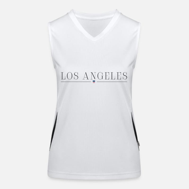Ich liebe Los Angeles Funktionelles Kontrast-Tank Top für Frauen
