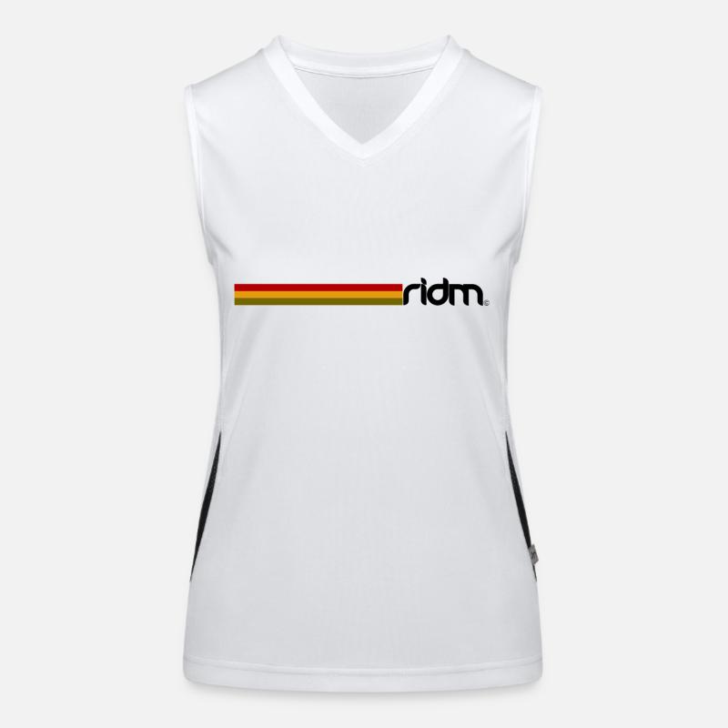 RIDM Rasta Débardeur respirant contrasté Femme