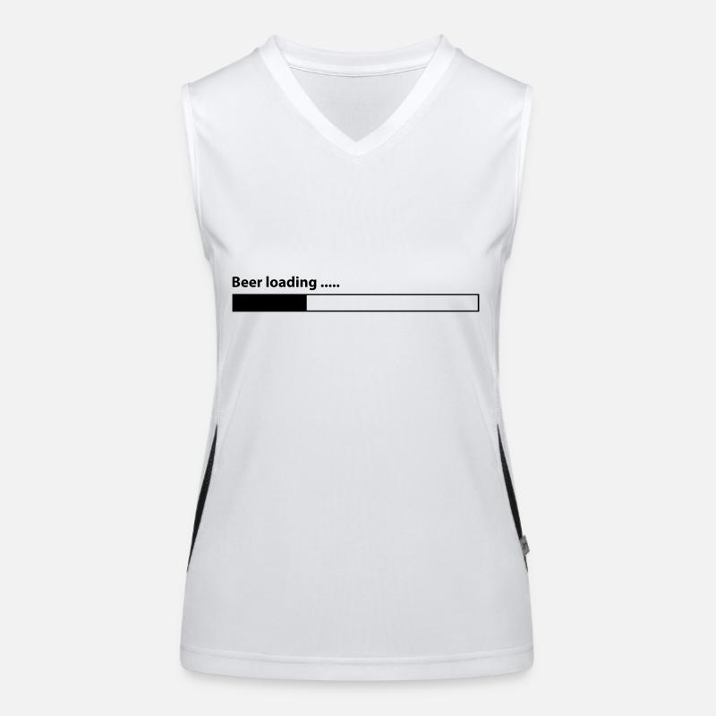 Beer loading Funktionelles Kontrast-Tank Top für Frauen
