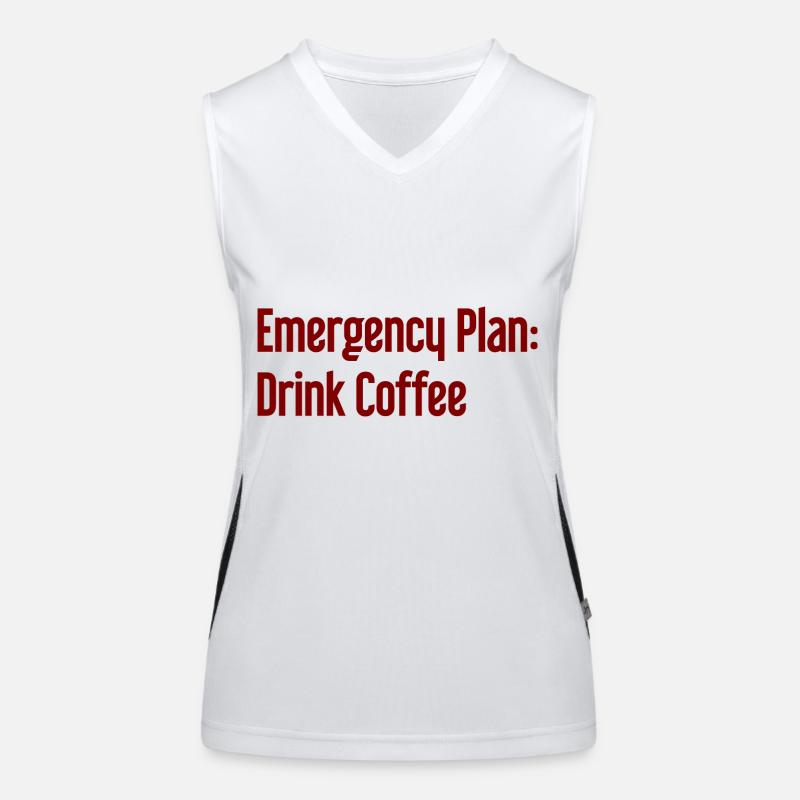 Coffee Contingency Plan Women's Functional Contrast Tank Top