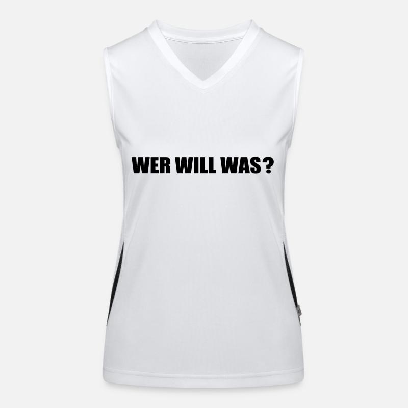 Wer will was Funktionelles Kontrast-Tank Top für Frauen