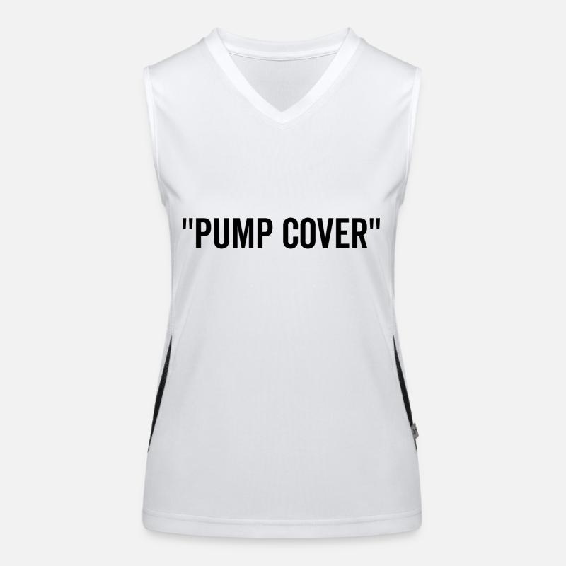 Pumpendeckel Funktionelles Kontrast-Tank Top für Frauen