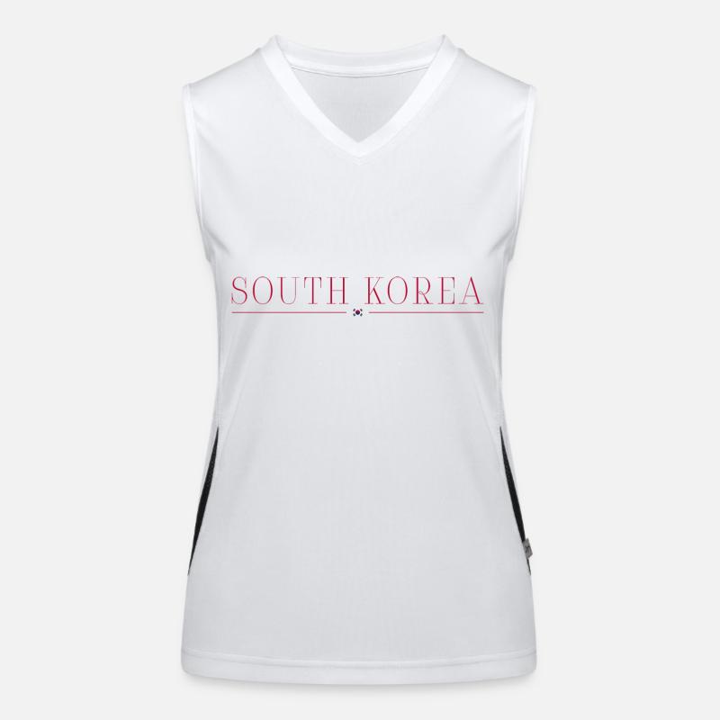 J’adore la Corée du Sud Débardeur respirant contrasté Femme